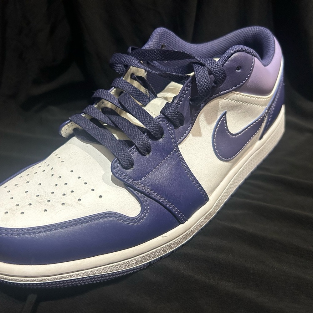 Nike Purple and White Air Jordan